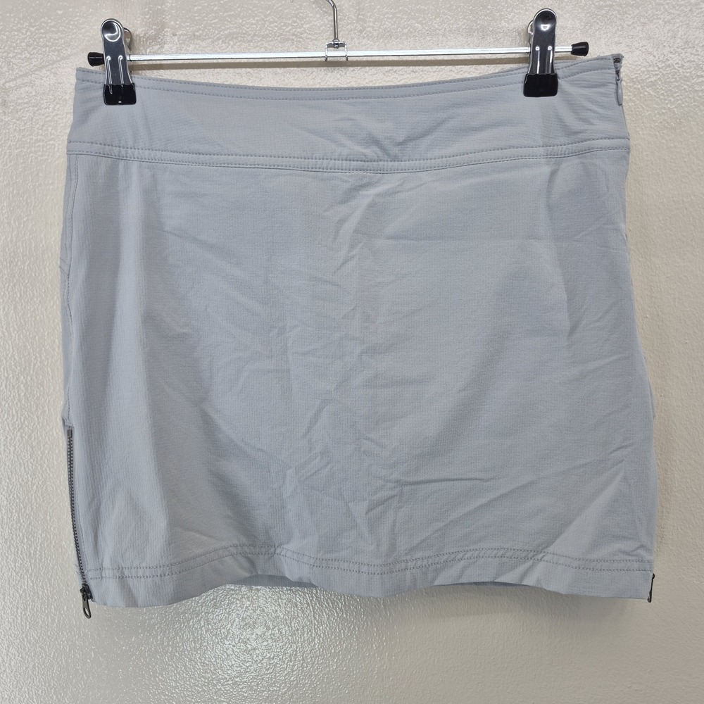 Athleta Jenner Skort Skirt Womens 2 Gray Ripstop Stretch Performance Athletic